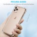 COMSOON Compatible with iPhone 11 Pro Max Case, [Crystal Clear] Anti-Scratch Shock Absorption Phone Case Cover with 4 Corners Protection, Soft TPU Slim Case Compatible with iPhone 11 Pro Max 6.5 inch