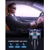 [Upgraded] COMSOON Bluetooth FM Transmitter for Car, Bluetooth Car Adapter MP3 Player FM Transmitter, Hands-Free Calling, Dual USB Ports (5V/2.4A & 1A), LED Screen, Support SD/TF Card USB Flash Drive